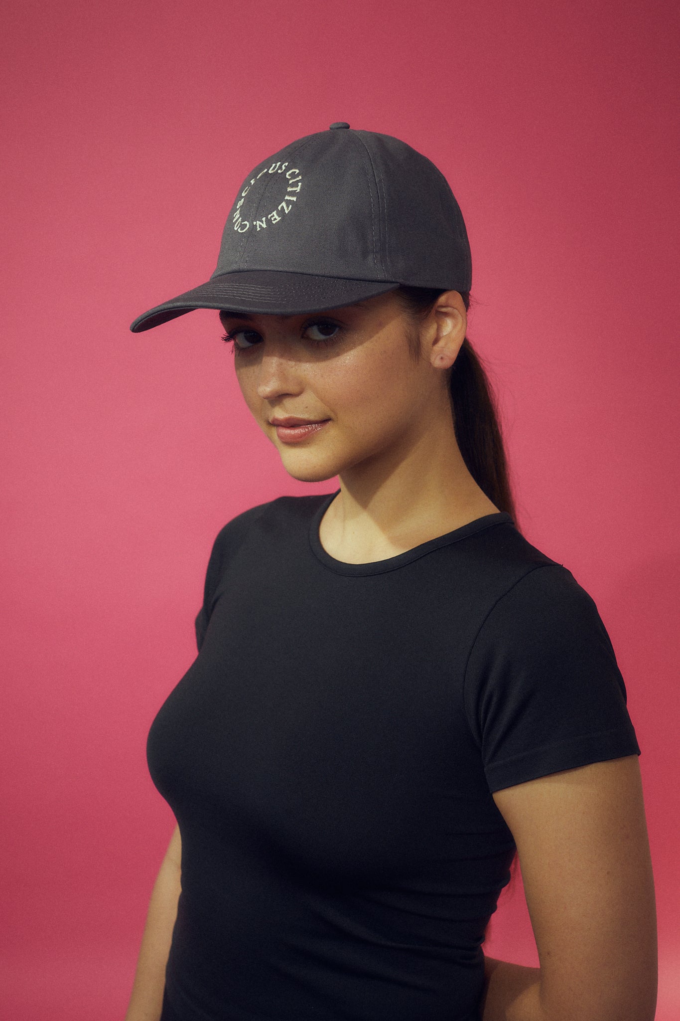 Indulge in the comfort of a soft organic cotton cap, crafted with care for the planet