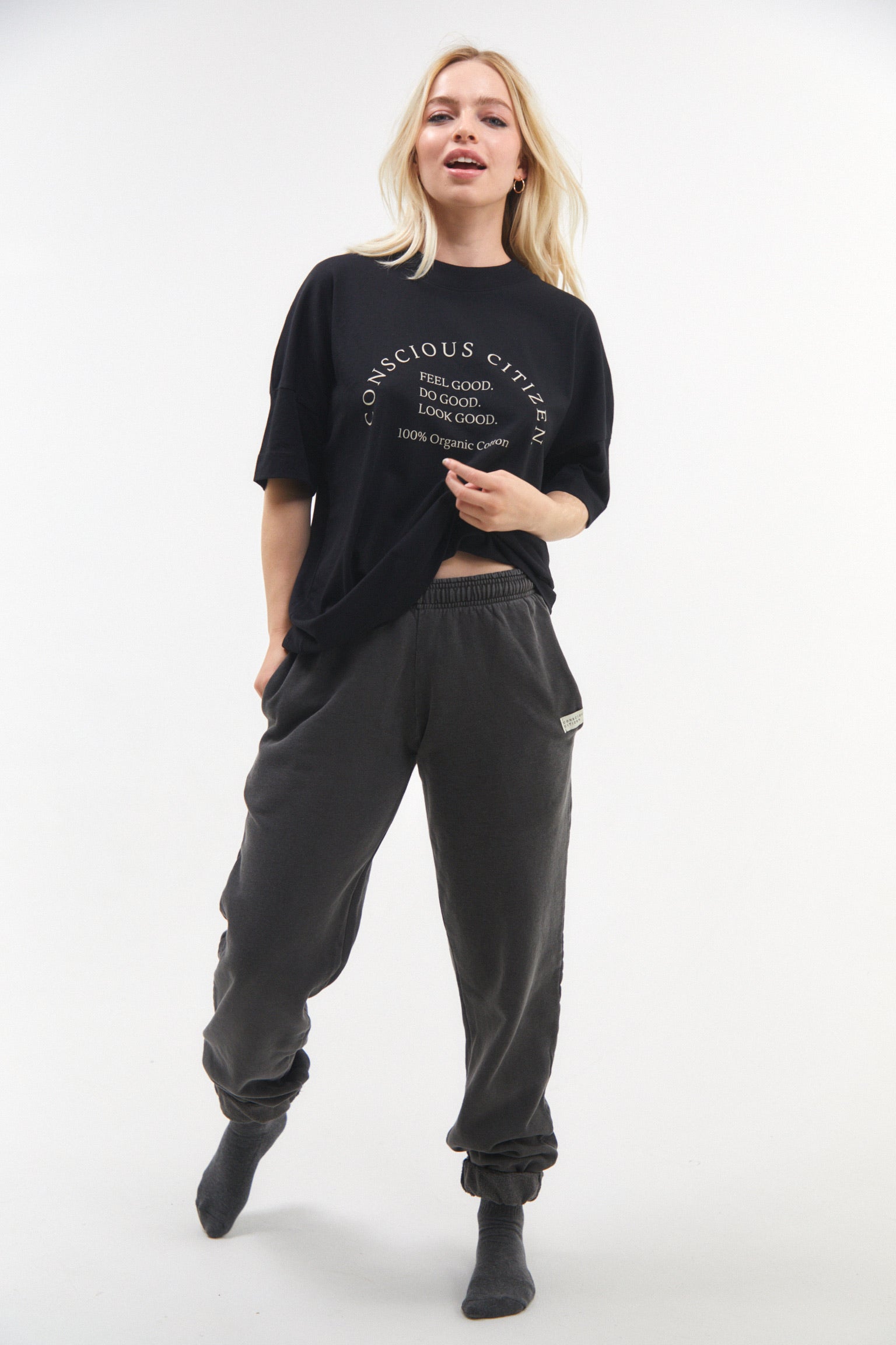 Boxy Oversized T-shirt Earth