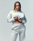 Lounge in comfort with sustainable cotton joggers, perfect for relaxed days