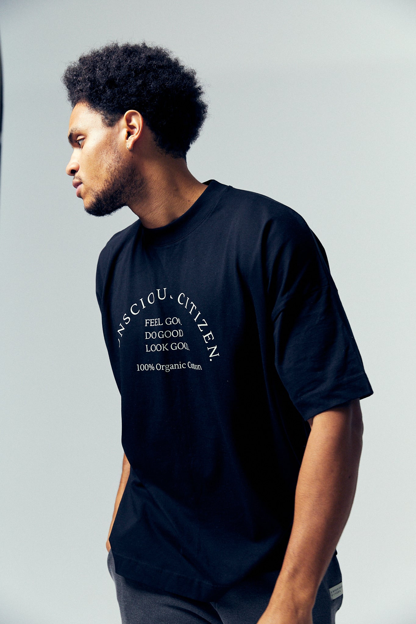 Boxy Oversized T-shirt Earth