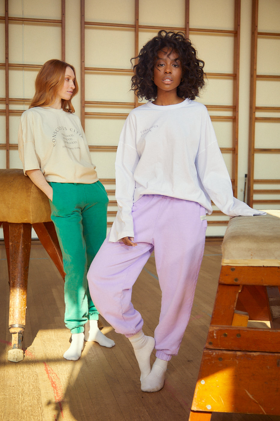 Lavender Regular Joggers