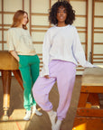Lavender Regular Joggers
