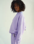 Lavender Oversized Sweatshirt