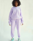 Lavender Oversized Sweatshirt