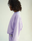 Lavender Oversized Sweatshirt