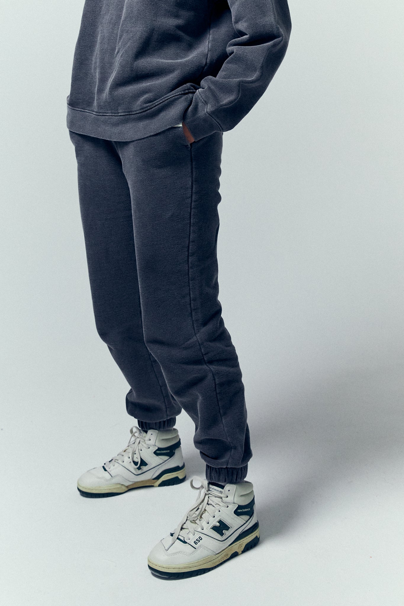 Lounge in comfort with sustainable cotton joggers, perfect for relaxed days