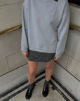 Cloudy Grey Oversized Sweatshirt