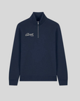 Conscious Club Navy Oversized 1/4 Zip Sweatshirt