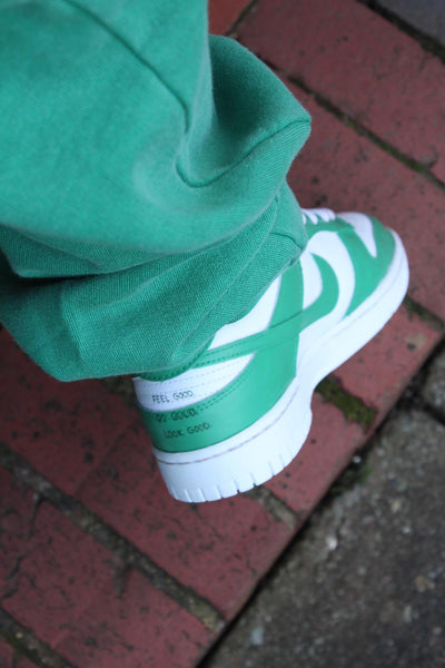 Custom Emily Green Nike Dunks Pine
