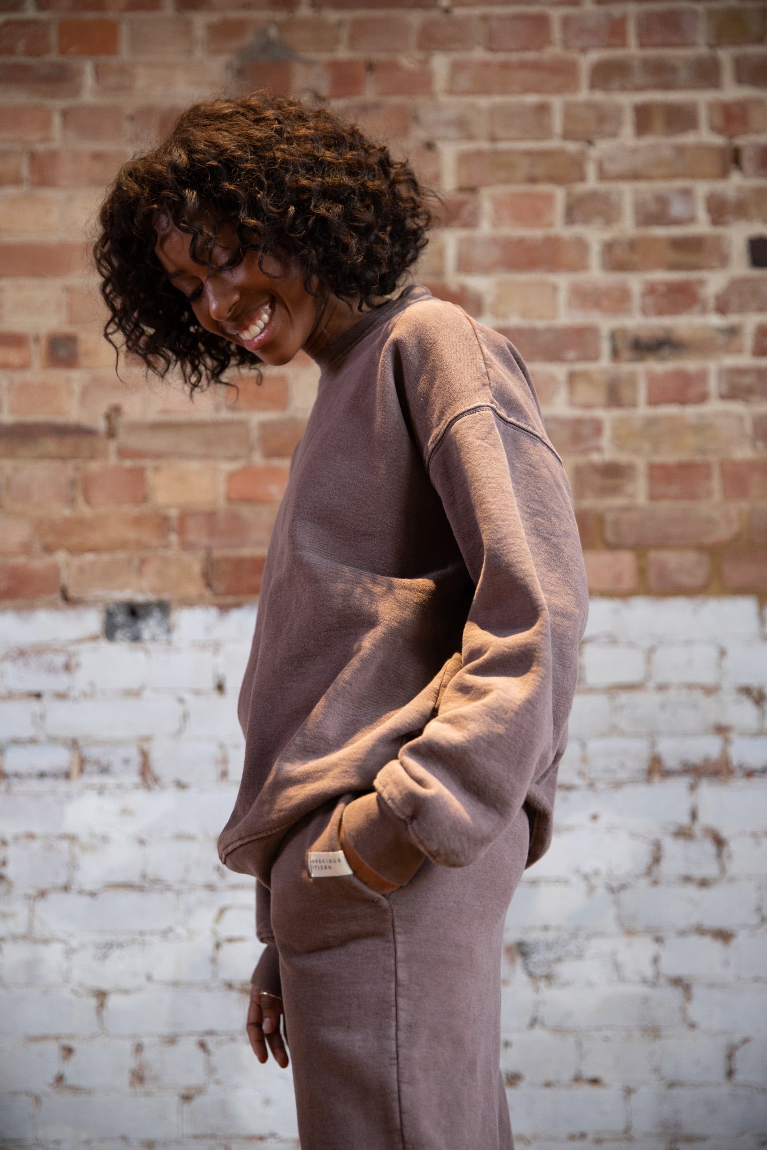 Coffee Oversized Sweatshirt