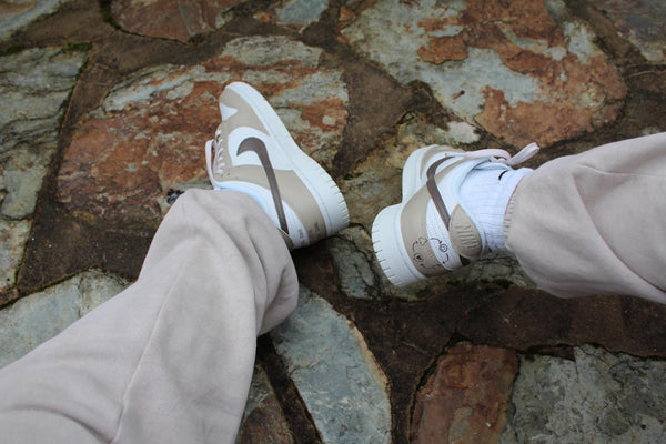 Custom Emily Green Nike Dunks Stone