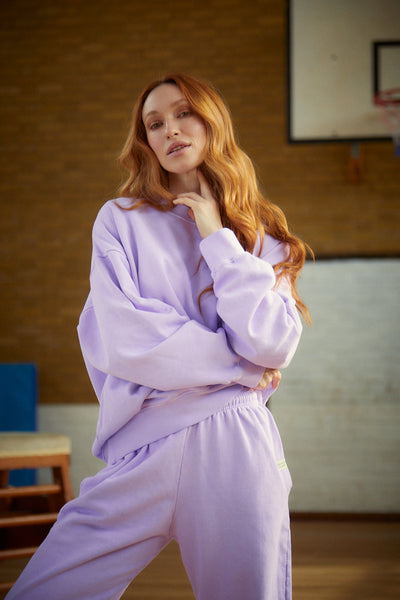 Lavender Oversized Sweatshirt