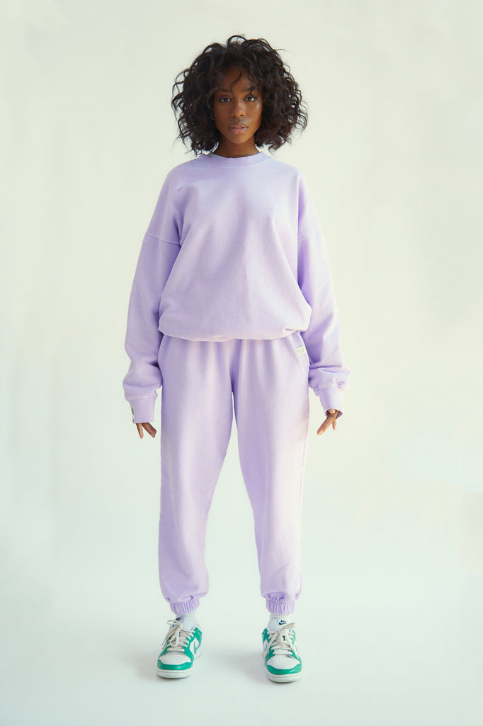 Lavender Oversized Sweatshirt – ConsciousCitizen