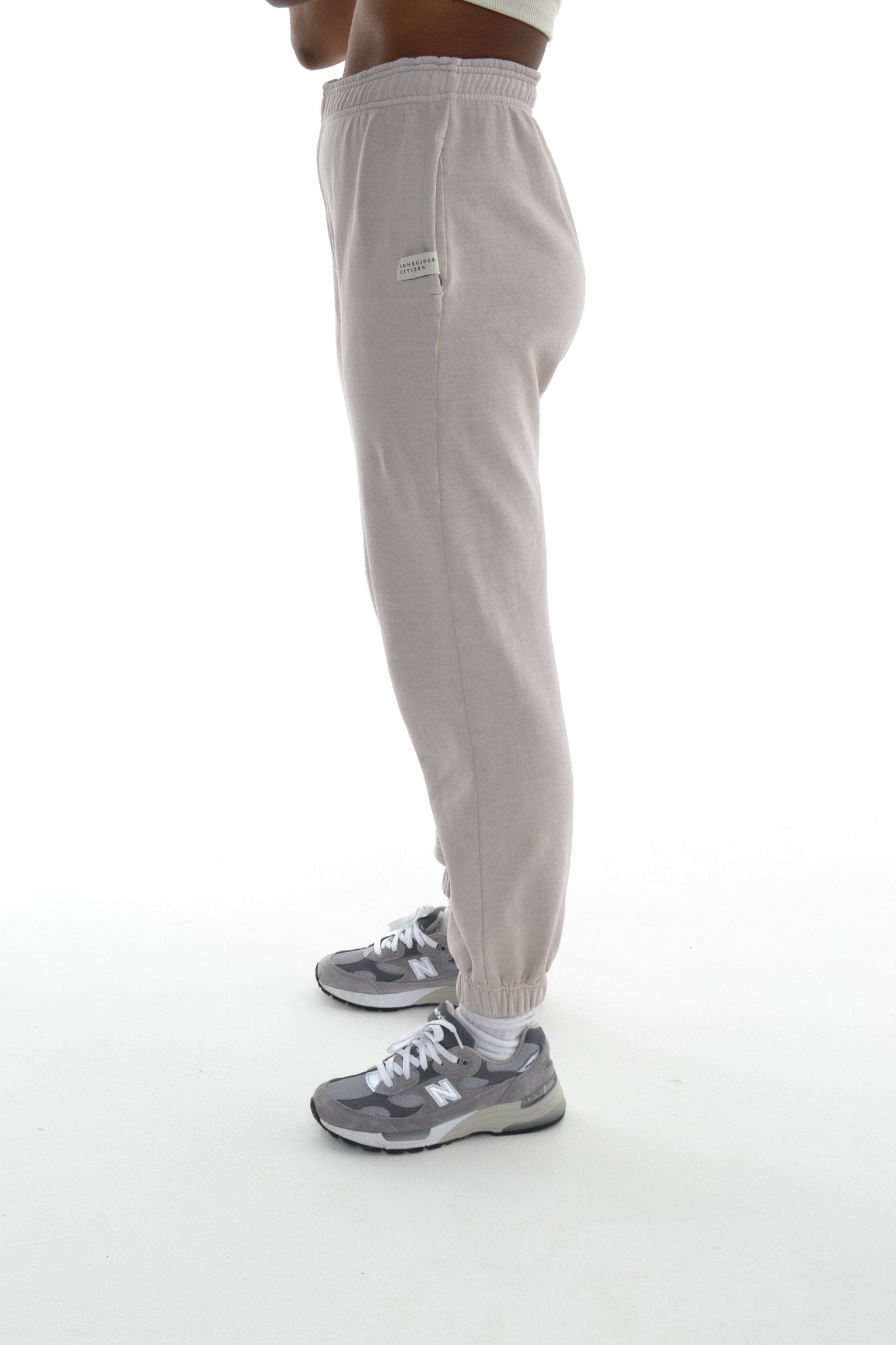  Lounge in comfort with sustainable cotton joggers, perfect for relaxed days